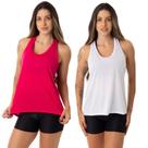 Kit 2 Camisetas Fristyle Regatinha Dry Fit Básica Feminina Adulto