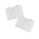 Kit 2 Camisetas Hering Slim Básicas Feminina - Branca