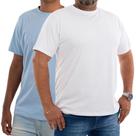 Kit 2 Camisetas Lisa Básica Premium 100% Algodão Confort
