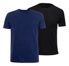 Kit 2 Camisetas Masculina Lisa T-Shirt 100% Algodão Básica Premium