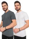 Kit 2 Camisetas Masculinas 100% Algodão Linha Premium linha Comfort Anti-Bolinha