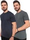 Kit 2 Camisetas Masculinas 100% Algodão Linha Premium linha Comfort Anti-Bolinha