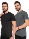 Kit 2 Camisetas Masculinas 100% Algodão Linha Premium linha Comfort Anti-Bolinha