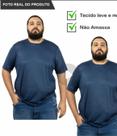 Kit 2 Camisetas Oversized Masculina Plus Size Cor Branca Preta Cinza Azul Marinho Nos Tamanhos G1 G2 G3
