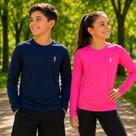 Kit 2 Camisetas UV Criança Infantil Viva Fitness Manga Longa - Kit 2 Camisetas UV Criança Infantil Viva Fitness Manga Longa -