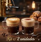 Kit 2 Caneca cappuccino 270 ml Wolff Flores Kit 2 Caneca cappuccino 270 ml Wolff Flores
