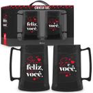 Kit 2 Caneca Chopp Cerveja Casal Presente Dia Dos Namorados