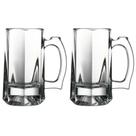 Kit 2 Canecas Bulgaria Copo Vidro Cerveja Chopp 300ml