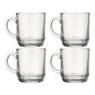 Kit 2 Canecas Chá Café Cappuccino Vidro Resistente 250ML Kit 2 Canecas Chá Café Cappuccino Vidro Resistente 250ML