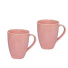 Kit 2 Canecas De Cerâmica 280ml Rosa Maeve Café E Chá Linda Kit 2 Canecas De Cerâmica 280ml Rosa Maeve Café E Chá Linda