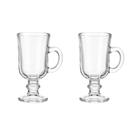 Kit 2 Canecas Irish Vidro 120ml Café Class Home
