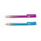 Kit 2 Caneta Borracha Sintetica Acao Mecanica 6,6mm