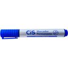 Kit 2 Caneta Marcador Permanente Chanfrada Azul Cis