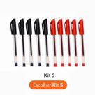 Kit 2 Caneta Preta e Vermelha Escrita Suave Escolar Escritório Kit 2 Caneta Preta e Vermelha Escrita Suave Escolar Escritório