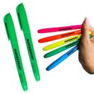 Kit 2 Canetas Marca Texto Neon Masterprint Cor Verde Ponta Chanfrada Kit 2 Canetas Marca Texto Neon Masterprint Cor Verde Ponta Chanfrada
