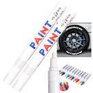 Kit 2 Canetas Reparadora Tira Risco Automóveis Carro Moto Caminhões Pintar e Retocar Pneu Azulejo e Tênis Uso Escolar Marca Texto Branco