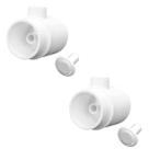 Kit 2 Canhões Hidromassagem Piscina ABS 1 1/2'' - Brustec Kit 2 Canhões Hidromassagem Piscina ABS 1 1/2'' - Brustec