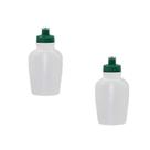 Kit 2 Cantis 500Ml Tampa Fibra Madeira Verde