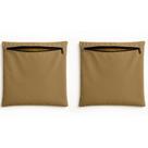 Kit 2 Capa De Almofada 42cm Decorativa Suede Sofá Poltrona Capuccino Kit 2 Capa De Almofada 42cm Decorativa Suede Sofá Poltrona Capuccino