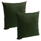 Kit 2 Capa de Almofada Suede 45 x 45 com Zíper Veludo Liso