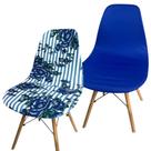 Kit 2 Capa de Cadeira Charles Eames Eiffel Pé Palito Malha Mista