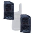 KIt 2 Capa De Couro Proteção Para Rádio Motorola T38br Ht