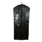Kit 2 Capa Vestido com Zíper 1,05 Para Ternos e Roupas Frente Pvc Cristal transparente e TNT Kit 2 Capa Vestido com Zíper 1,05 Para Ternos e Roupas Frente Pvc Cristal transparente e TNT
