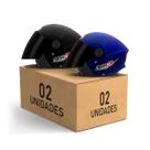 Kit 2 Capacetes New Liberty 3 Aberto Viseira Fumê Pro Tork Masculino Feminino Proteção Moto Segurança Conforto