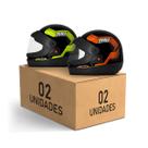 Kit 2 Capacetes Sport Moto 788 Fechados Pro Tork Masculino Feminino Segurança Conforto Qualidade Estilo Resistência Kit 2 Capacetes Sport Moto 788 Fechados Pro Tork Masculino Feminino Segurança Conforto Qualidade Estilo Resistência