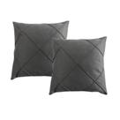 Kit 2 Capas Almofada Suede Drapeada 45x45cm Decoração Conforto e Estilo Kit 2 Capas Almofada Suede Drapeada 45x45cm Decoração Conforto e Estilo