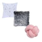 KIT 2 Capas Almofadas + Almofada Nó