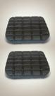 Kit 2 Capas Borracha Pedal Embreagem Freio