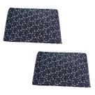 Kit 2 Capas Colchão Solteiro Padrão Estamp Zíper Xadrez Verm
