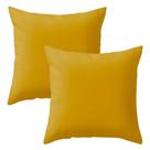 Kit 2 Capas de Almofada 40x40 com Zíper Malha Macia Várias Cores