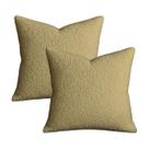 Kit 2 Capas de Almofada em Suede Luxo Ziper Invisivel 50x50cm Capri Caqui Kit 2 Capas de Almofada em Suede Luxo Ziper Invisivel 50x50cm Capri Caqui
