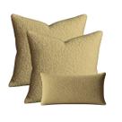 Kit 2 Capas de Almofadas 50x50cm + 1 capa 30x50cm em Suede Premium Capri Caqui Kit 2 Capas de Almofadas 50x50cm + 1 capa 30x50cm em Suede Premium Capri Caqui