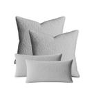 Kit 2 Capas de Almofadas 50x50cm + 2 capa 30x50cm em Suede Premium Capri Cinza Claro Kit 2 Capas de Almofadas 50x50cm + 2 capa 30x50cm em Suede Premium Capri Cinza Claro
