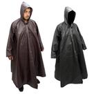 Kit 2 Capas de Chuva para Boiadeiro com Capuz e Mangas SV61009 - Preta e marrom