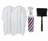 Kit 2 Capas De Corte Com Zíper + Borrifador Pole E Espanador