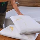 Kit 2 Capas de Travesseiro Impermeável Percal 180 Fios 70x50cm com Zíper