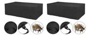 Kit 2 Capas Impermeáveis Compatível Balcão/Mesa Preto