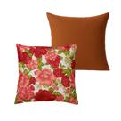 Kit 2 Capas Para Almofada Decorativa Sala Sofá 45cm Com Zíper Lisa E Estampada