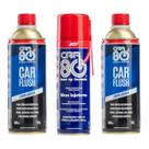Kit 2 Car Flush E 1 Descarbonizante Spray Limpeza Motor Car80