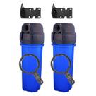 Kit 2 Carcaça Filtro Cavalete Caixa D'água 10 Polegadas Pou Azul 0 Kit 2 Carcaça Filtro Cavalete Caixa D'água 10 Polegadas Pou Azul 0