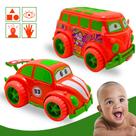 Kit 2 Carrinho Kombi De Brinquedo Grande Infantil Criança Pequena