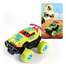 Kit 2 Carrinhos Monster Truck Angry Predators Bate Volta 360