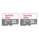 Kit 2 Cartão Memória Micro SD Sandisk 32GB Classe 10 Ultra