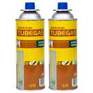 Kit 2 Cartuchos Refil Tube Gás 227g Para Fogareiro Guepardo