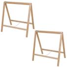 Kit 2 Cavaletes Base Tampos de Mesa Dobrável 75x80cm 140Kg Belfix Kit 2 Cavaletes Base Tampos de Mesa Dobrável 75x80cm 140Kg Belfix