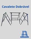 Kit 2 Cavaletes De Ferro Dobrável 80x80cm Kit 2 Cavaletes De Ferro Dobrável 80x80cm